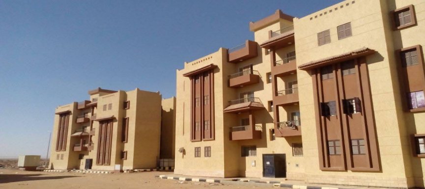 إنشاء عدد 81 عمارة اسكان شباب